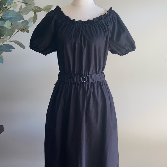 BASQUE Off Shoulder Cotton Dress Size 8 - Picture 3 of 4